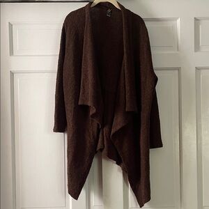 Yolanda Kwan long cardigan sweater